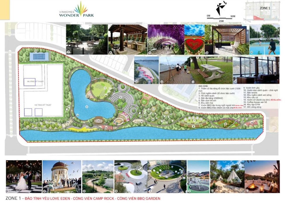 Wellness Park: Công viên sinh thái sức khỏe, nơi cư dân có thể tận hưởng không gian thiên nhiên trong lành và tham gia các hoạt động rèn luyện sức khỏe