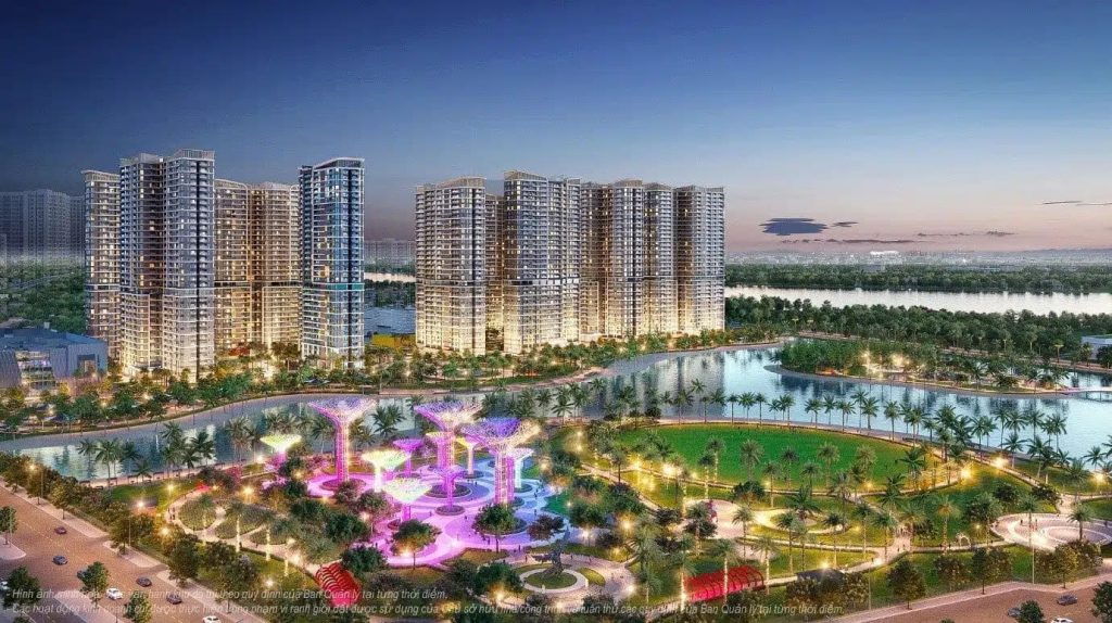 Phân khu Bình Minh 2 Phối cảnh chung cư Vin Đan Phượng Wonder City